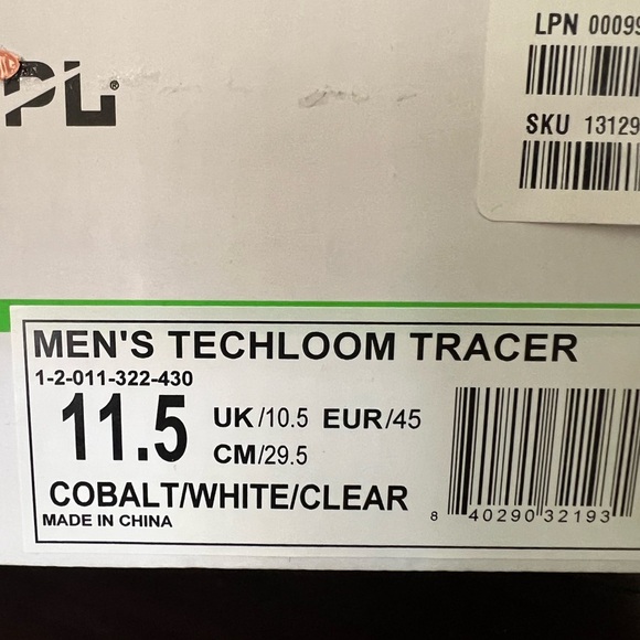 APL MEN'S TECHLOOM WAVE Size 11.5
COBALT/ENERGY/WHITE NIB - Picture 9 of 11